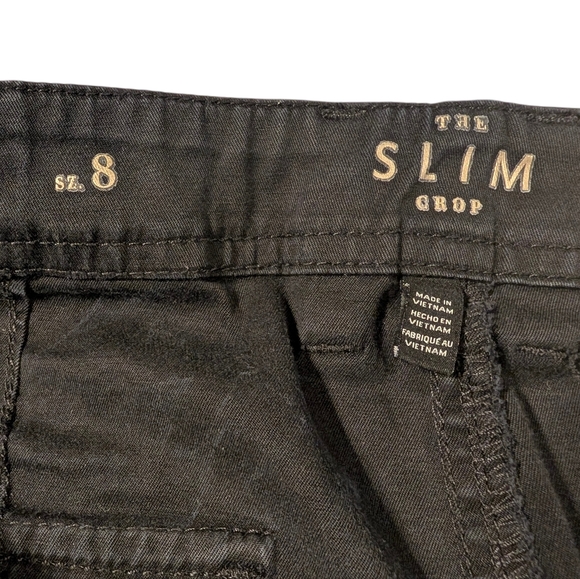 White House Black Market The Slim Crop Black Pants Size 8 - Picture 5 of 9
